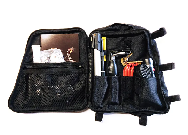 Moulton Day Bag Padded Cordura Nylon 6L with Mesh Pockets in Black